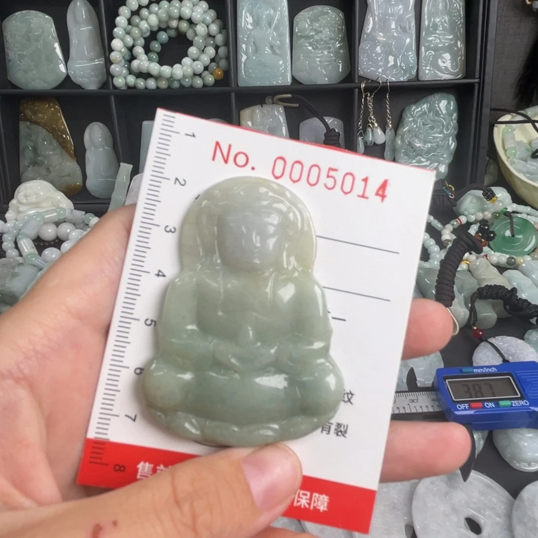 吊坠(不含链)未镶嵌翡翠微瑕