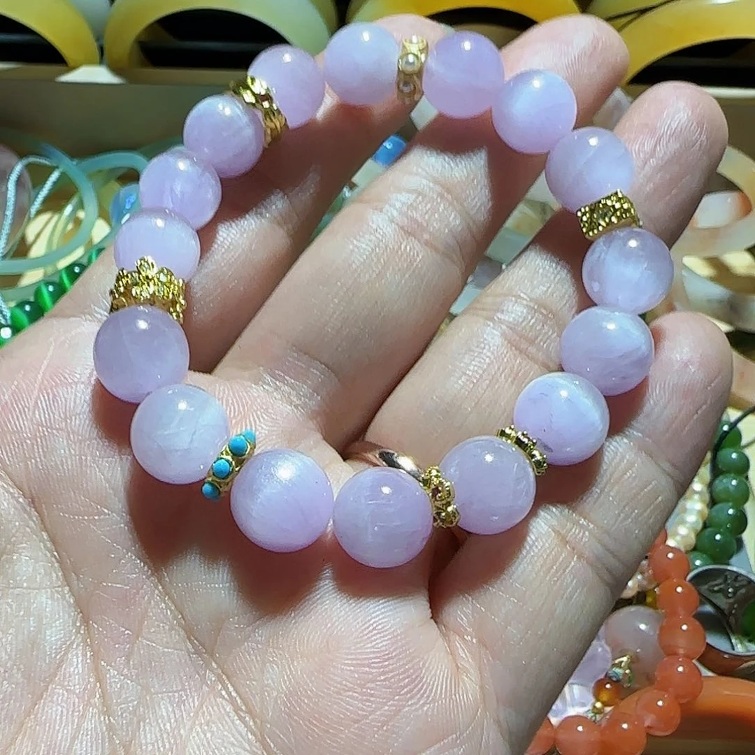 和田玉手镯未镶嵌微**笑