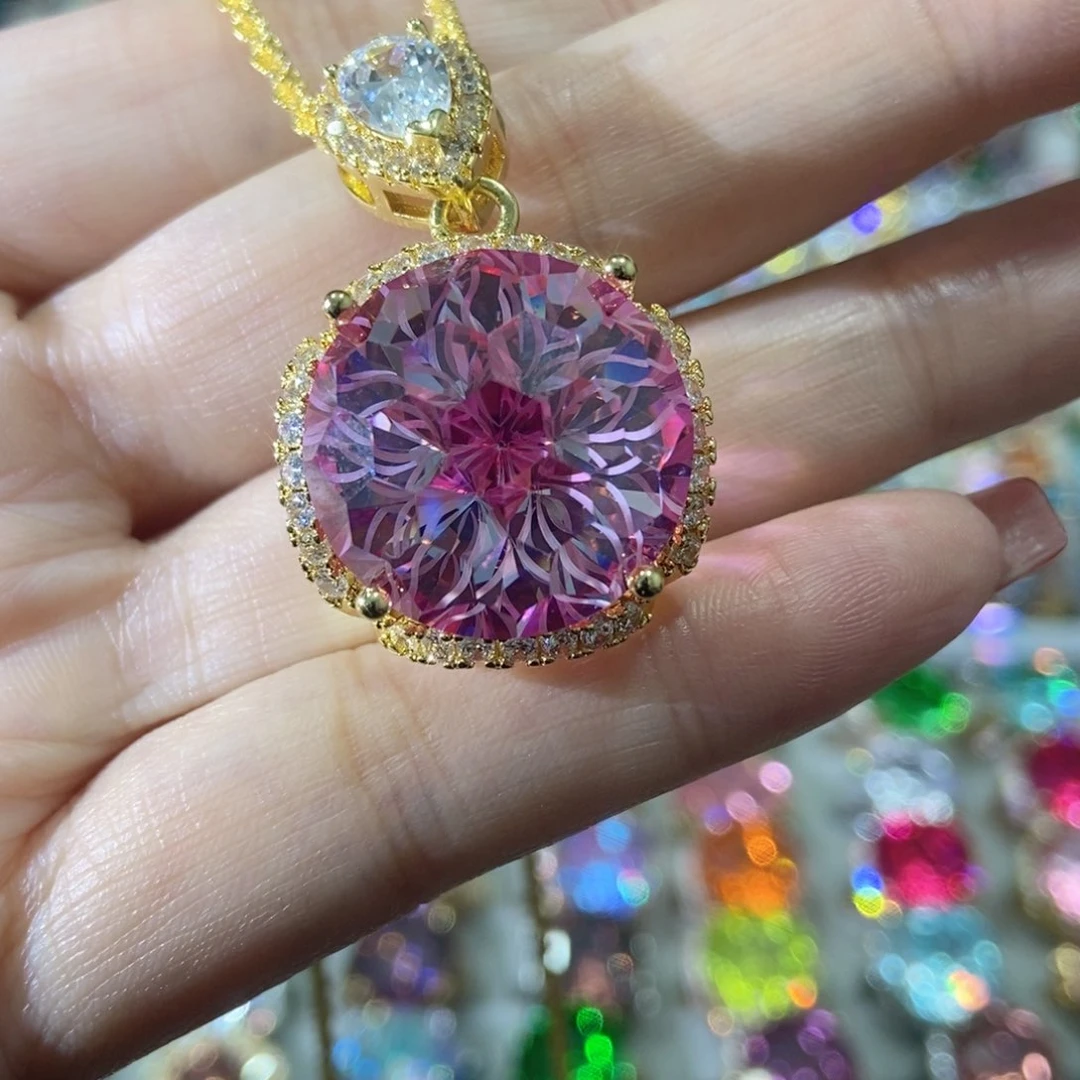 66锆石（处理）吊坠