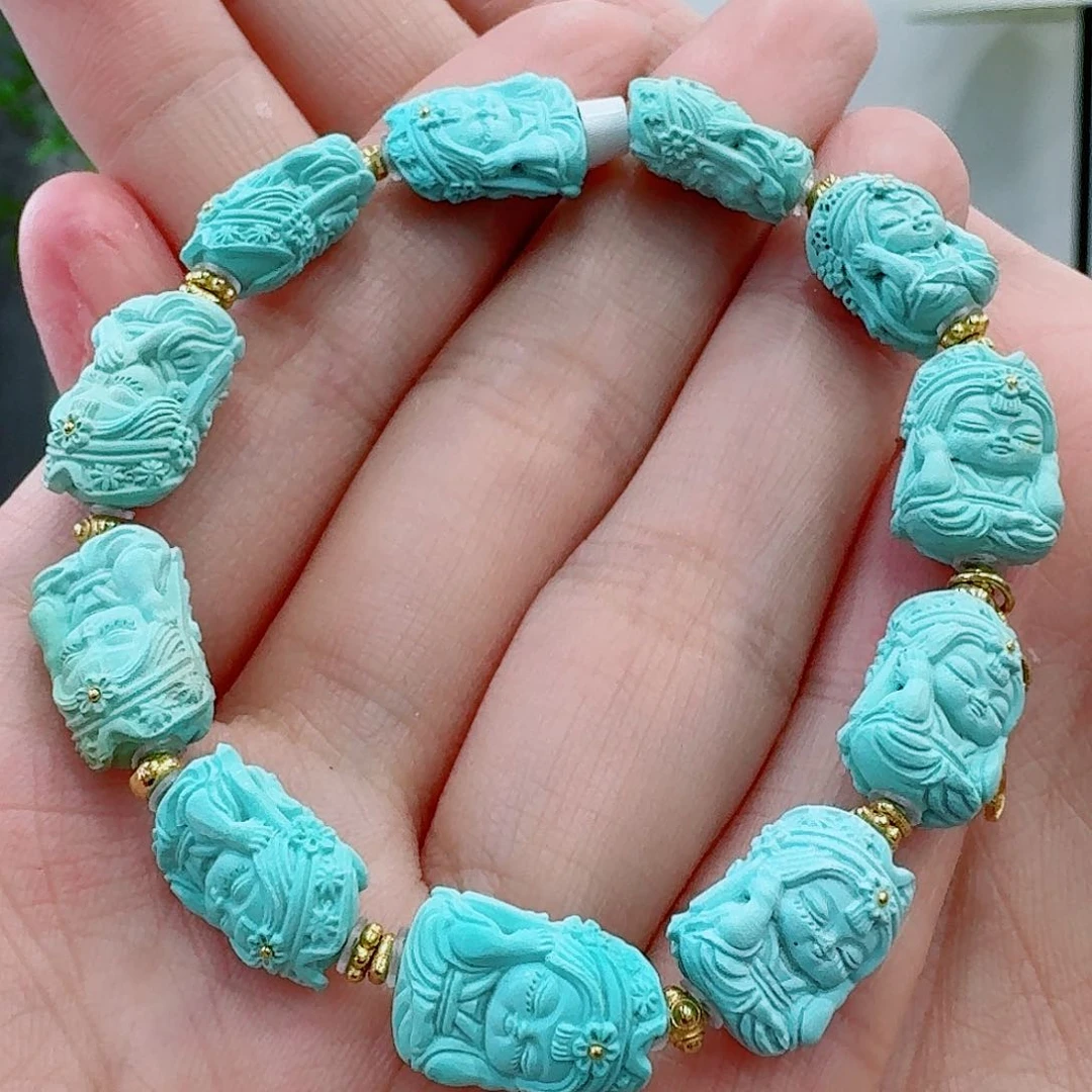 未镶嵌绿松石珠宝奇石