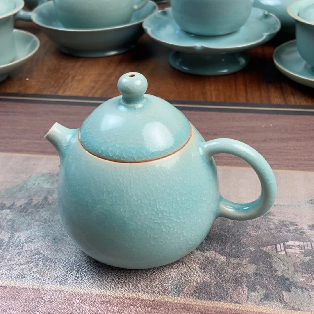 摆件原产地原矿汝瓷～茶器