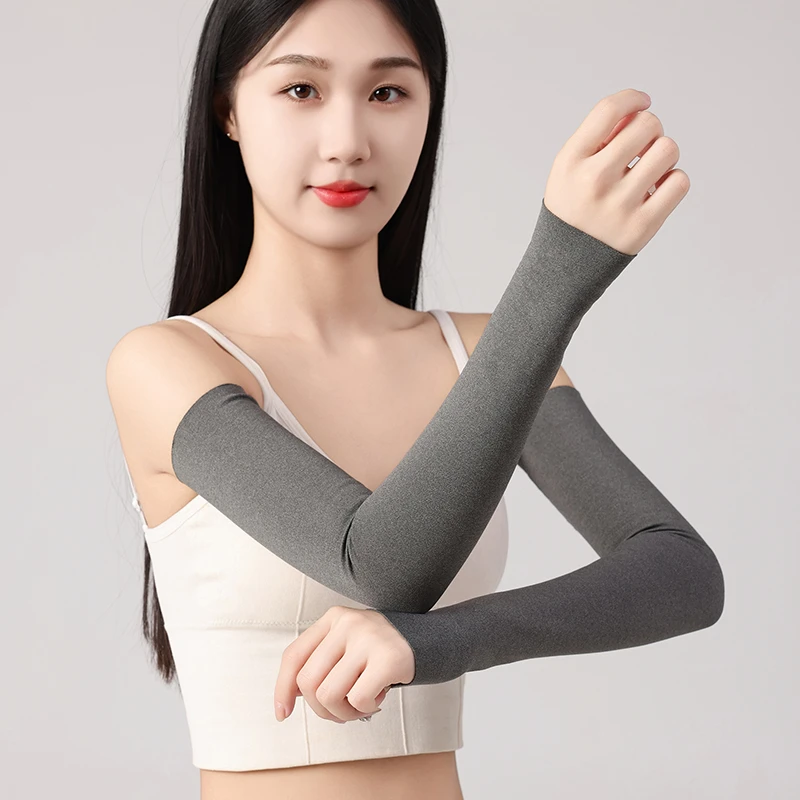 德绒手臂套袖男女长袖夏季薄款加长护腕护肘胳膊关节保暖假袖子
