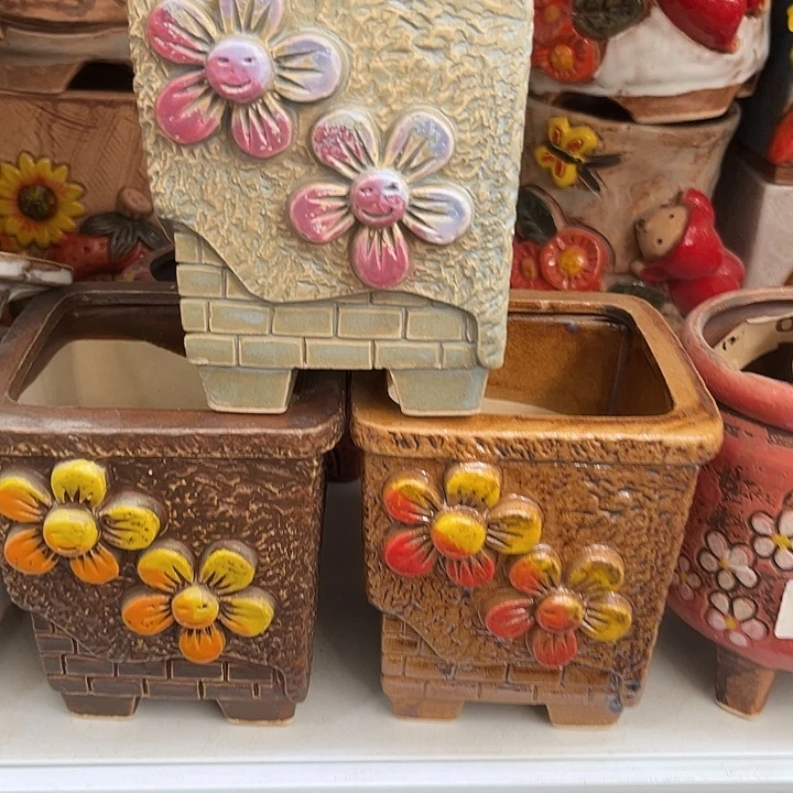 花盆紫砂粗陶材质多肉花盆