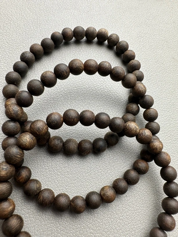 WSK04-沉香手串沉水06圆珠单圈多样性发1