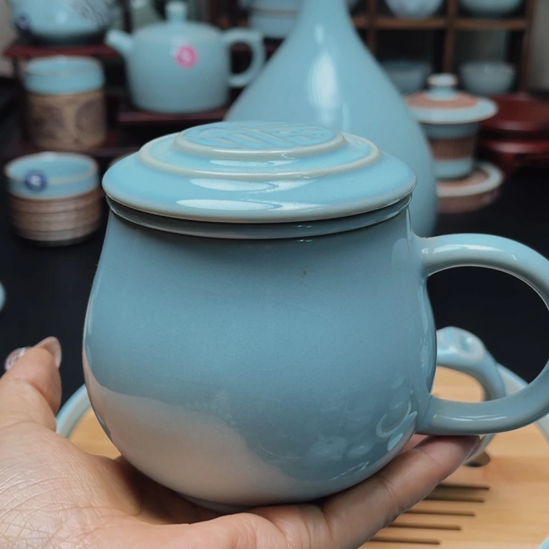 【闪购商品】汝州单壶,盖碗,珠,杯