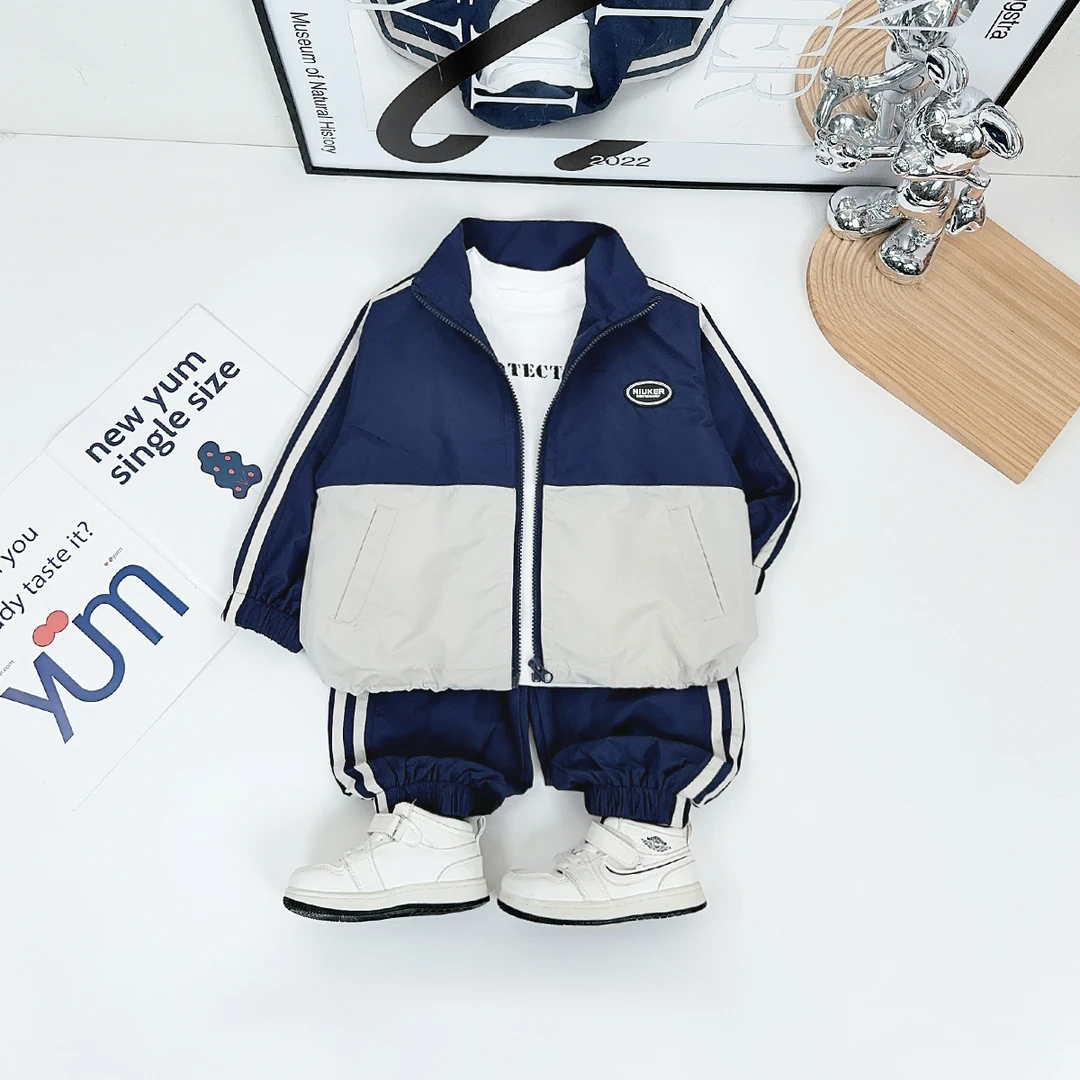 男童套装2025新款春装儿童春秋季两件套潮S-AC25001