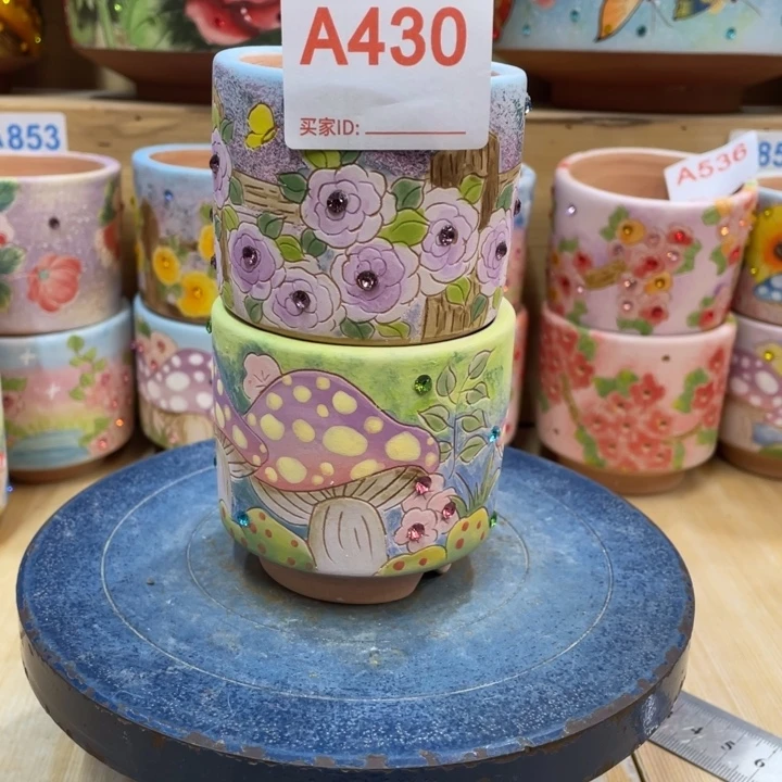 小直筒花盆拇指花盆