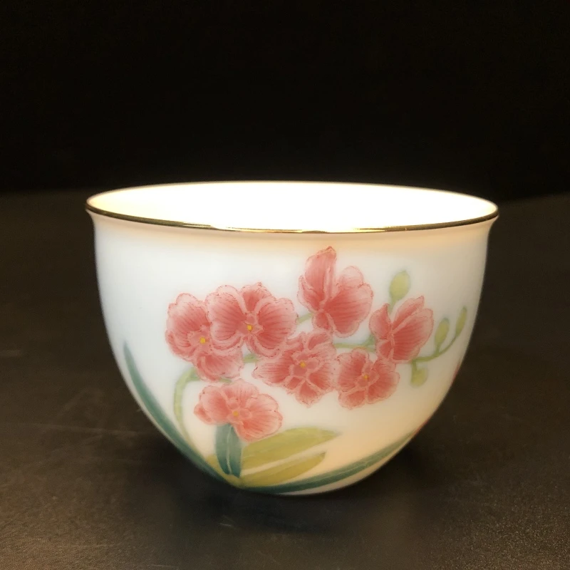 1.4a/N100300/00624/胡晶/徐家星/粉彩缸杯/口径7.7/高5.4/120cc