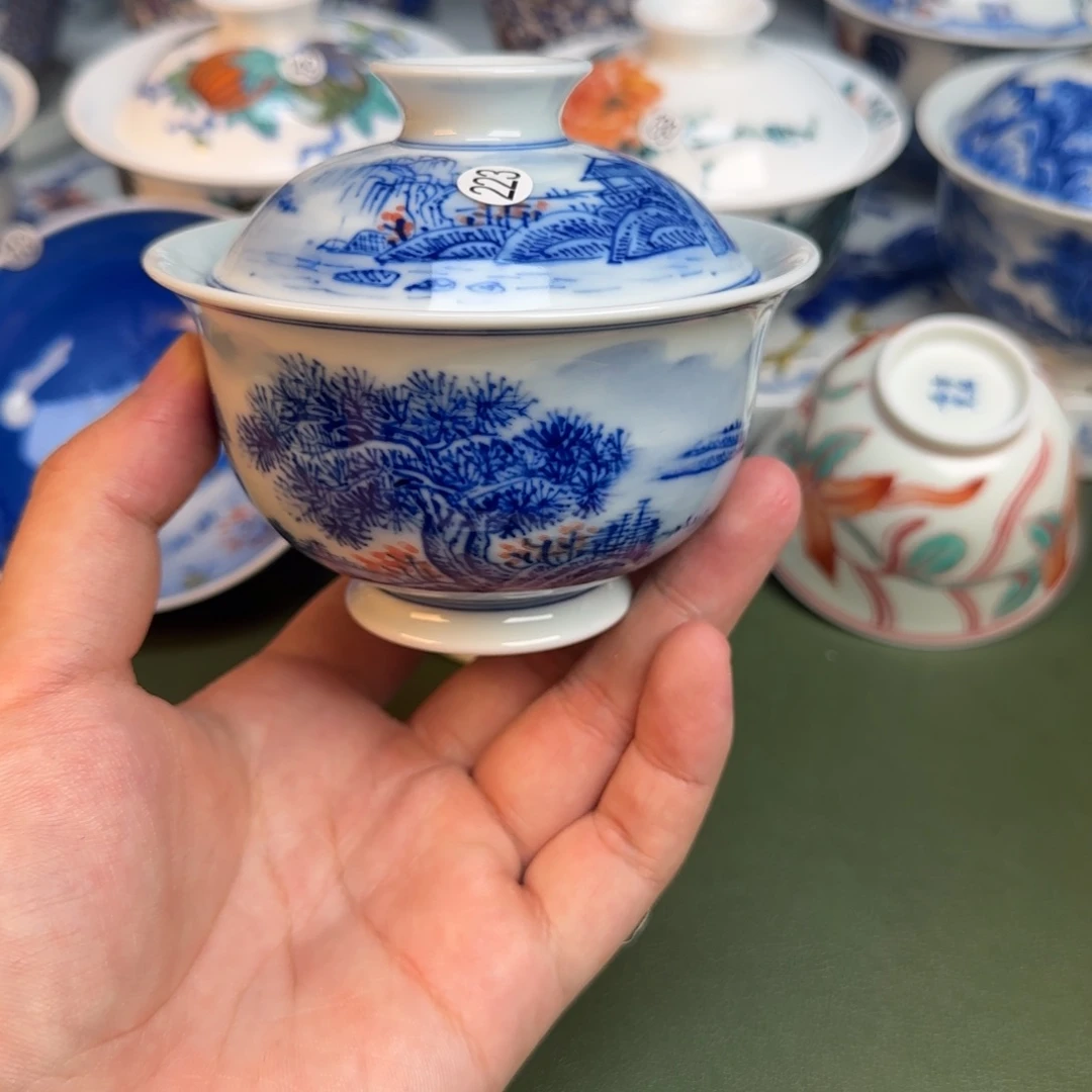 彦祖纯手工手绘茶具223