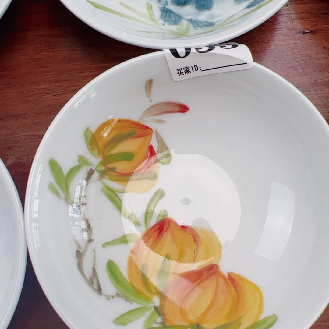 瓷片景德镇陶瓷手工手绘制作