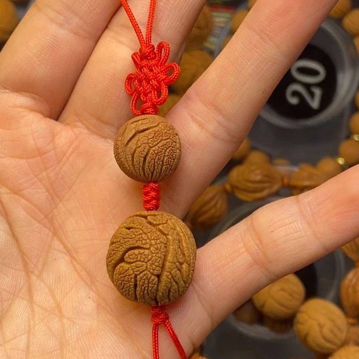 吊坠桃核秦岭龙纹桃核