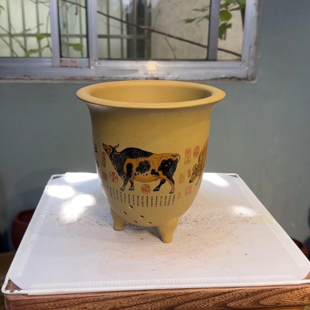 紫砂花盆紫砂口径18