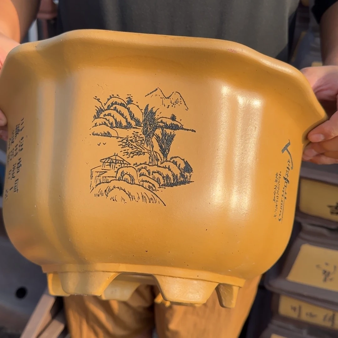 紫砂花盆口径27.15口径