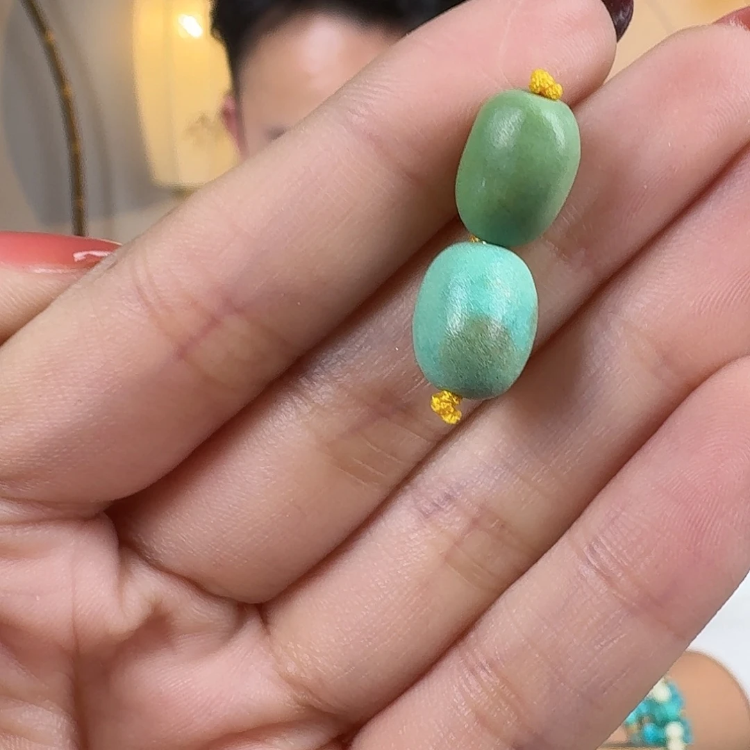 绿松石未镶嵌挂件