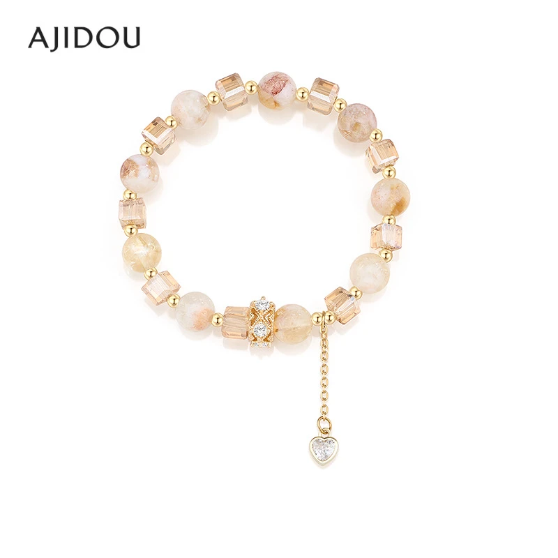 AJIDOU阿吉豆手链女款时尚水晶手串【ZYU】