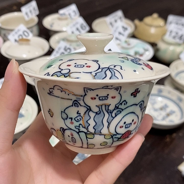 摆件摆件景德镇 不俗屿茶器268