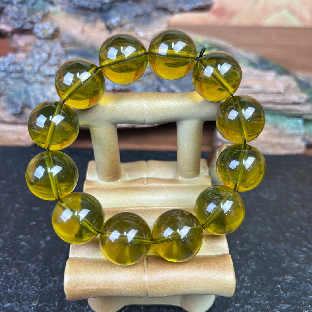 复古蓝珀手串SC092