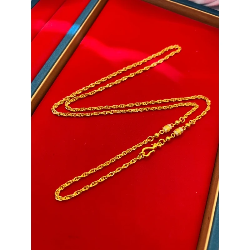 链子足银锆石 2号店 四美项链 麻花链