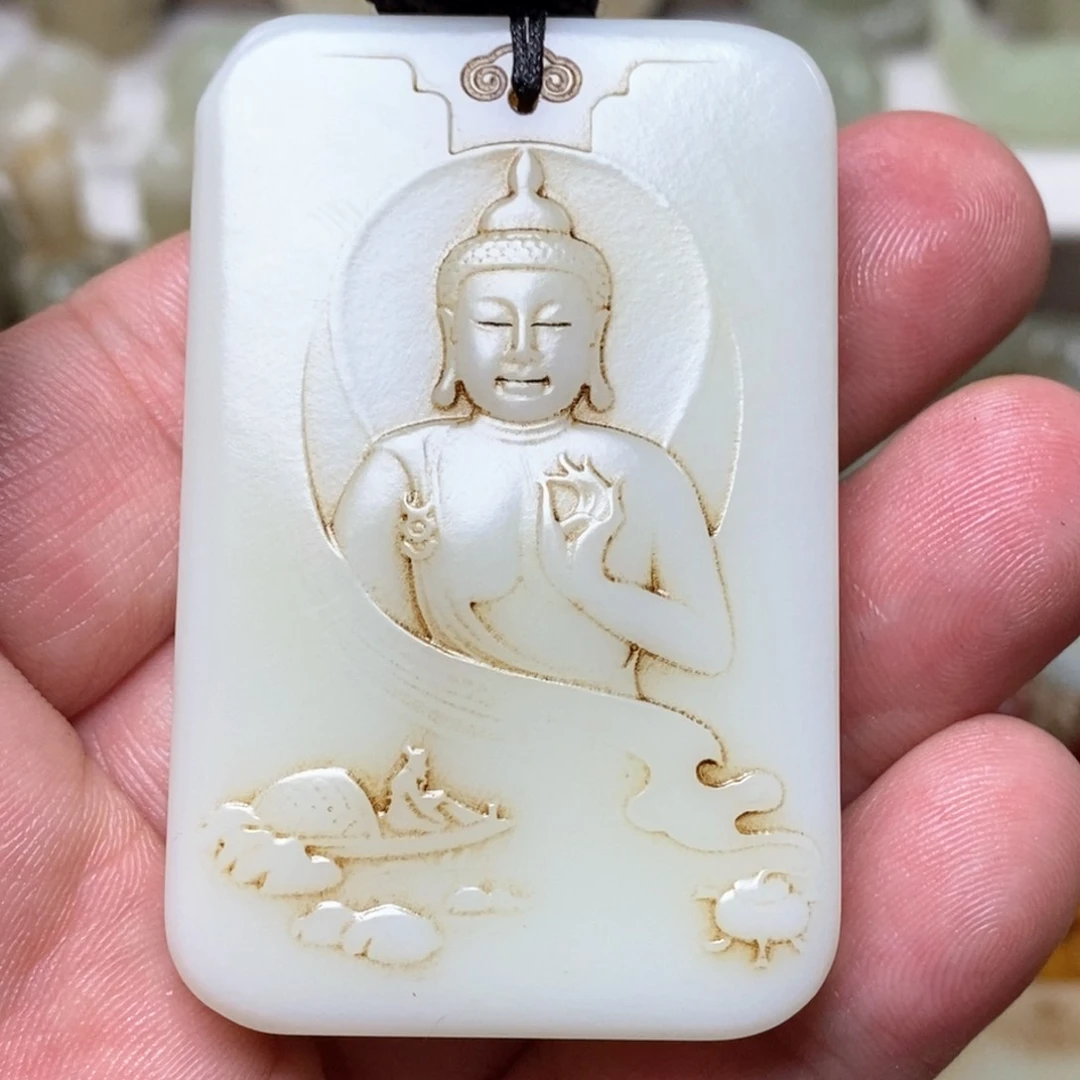 和田玉颈饰未镶嵌花***业