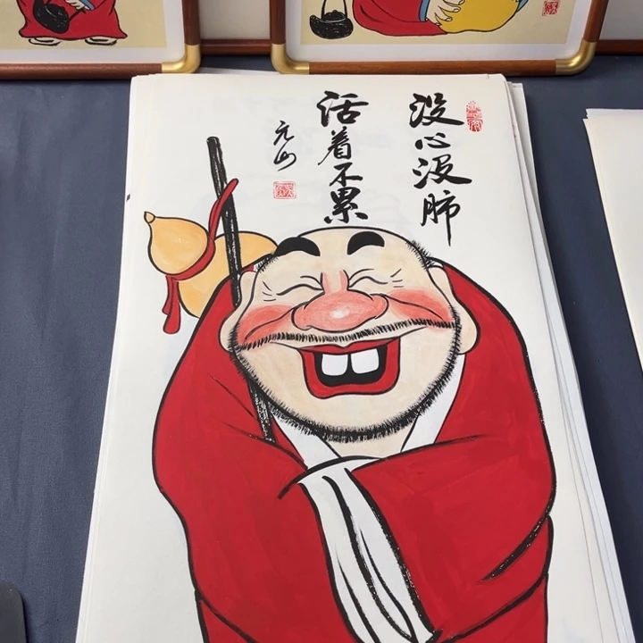 国画禅意画纯手绘作品