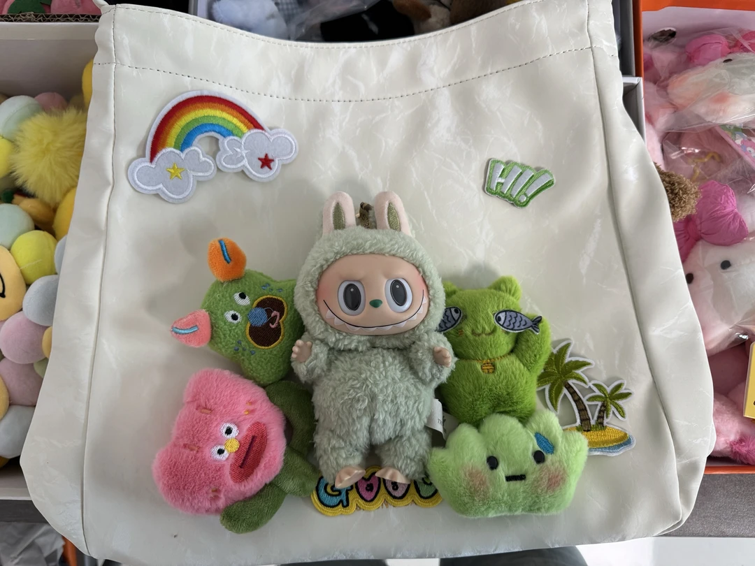 迷璐原创设计手作搪胶时尚百搭包潮玩包包