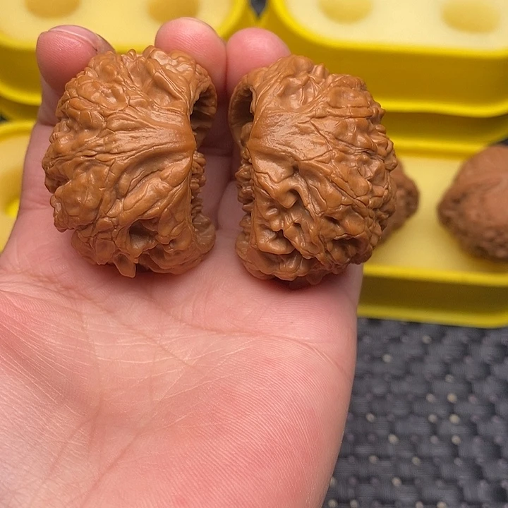 文玩核桃把件蛇头42