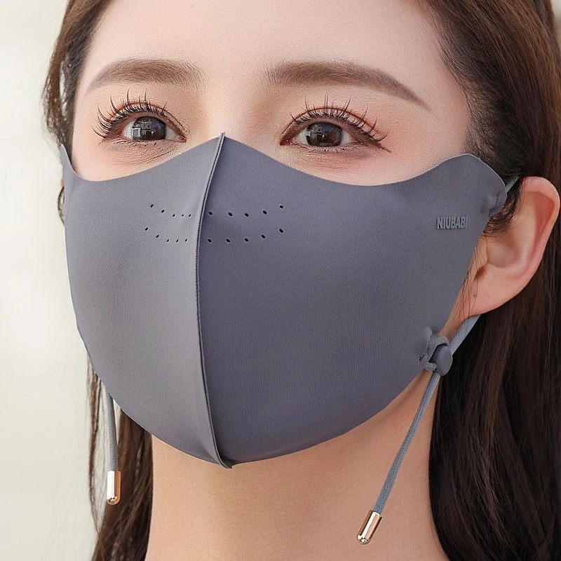 防晒口罩防紫外线女高颜值新款夏季薄款全脸透气冰丝遮阳护眼角男