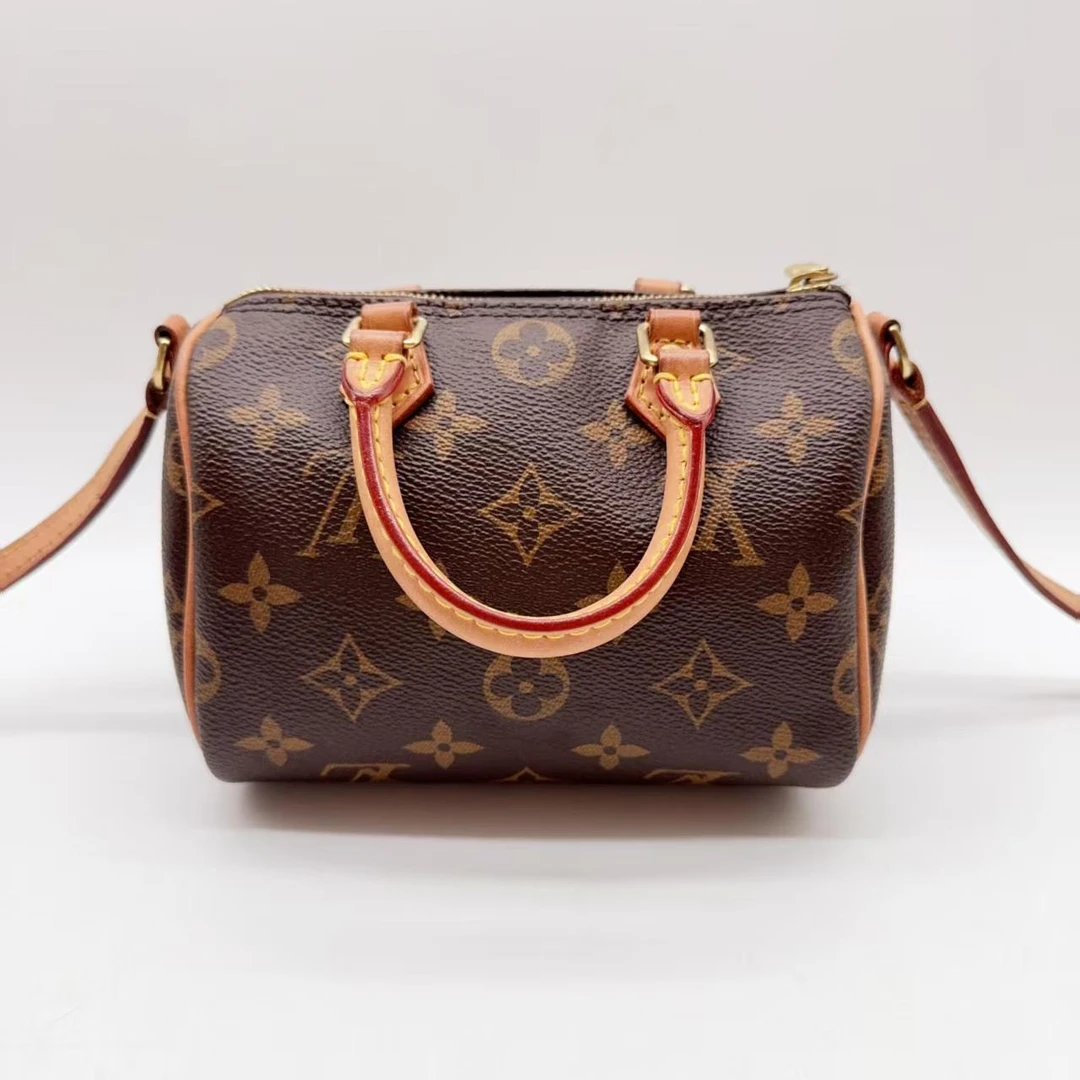 95新 LouisVuitton/路易威登  speedy nano 手提斜挎包