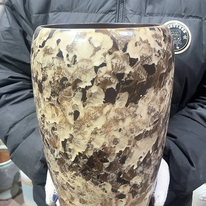 紫砂花盆高32口18————-