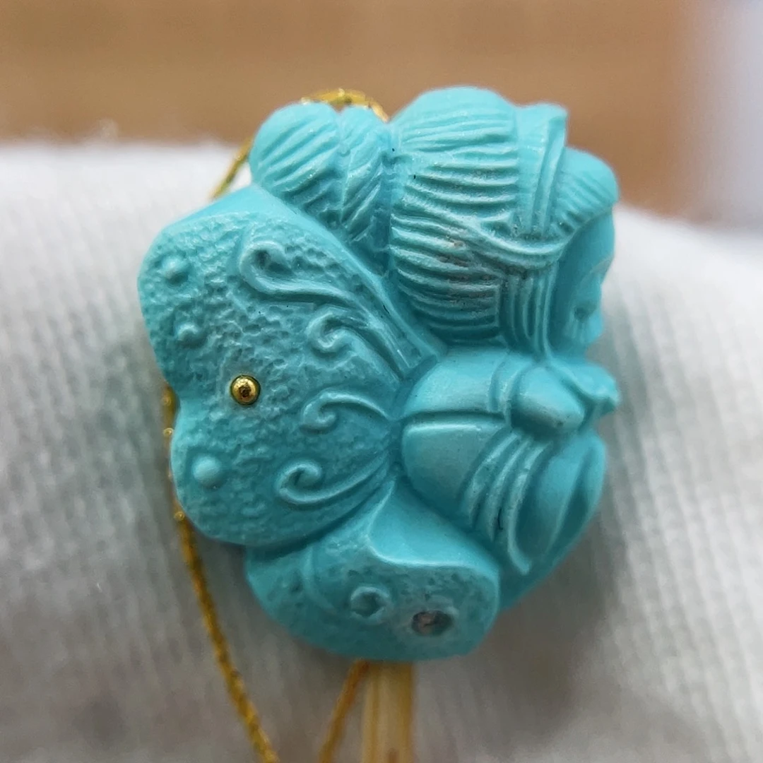 未镶嵌绿松石珠宝奇石