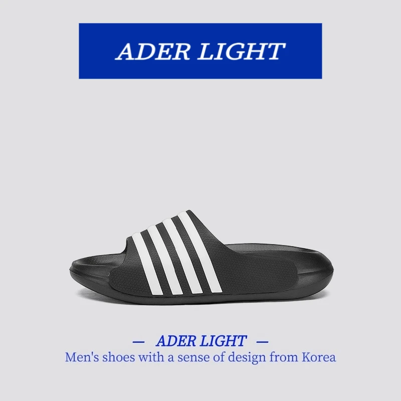 [高端轻奢]韩国ADER LT潮牌男士一字拖鞋外穿防滑软底涉水沙滩鞋