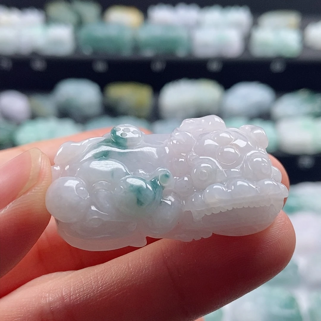 颈饰未镶嵌翡翠翡翠貔貅