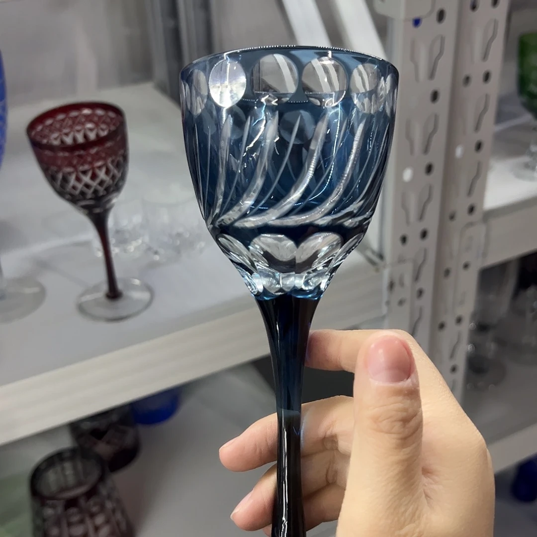 b***2平底款水晶玻璃微瑕六个