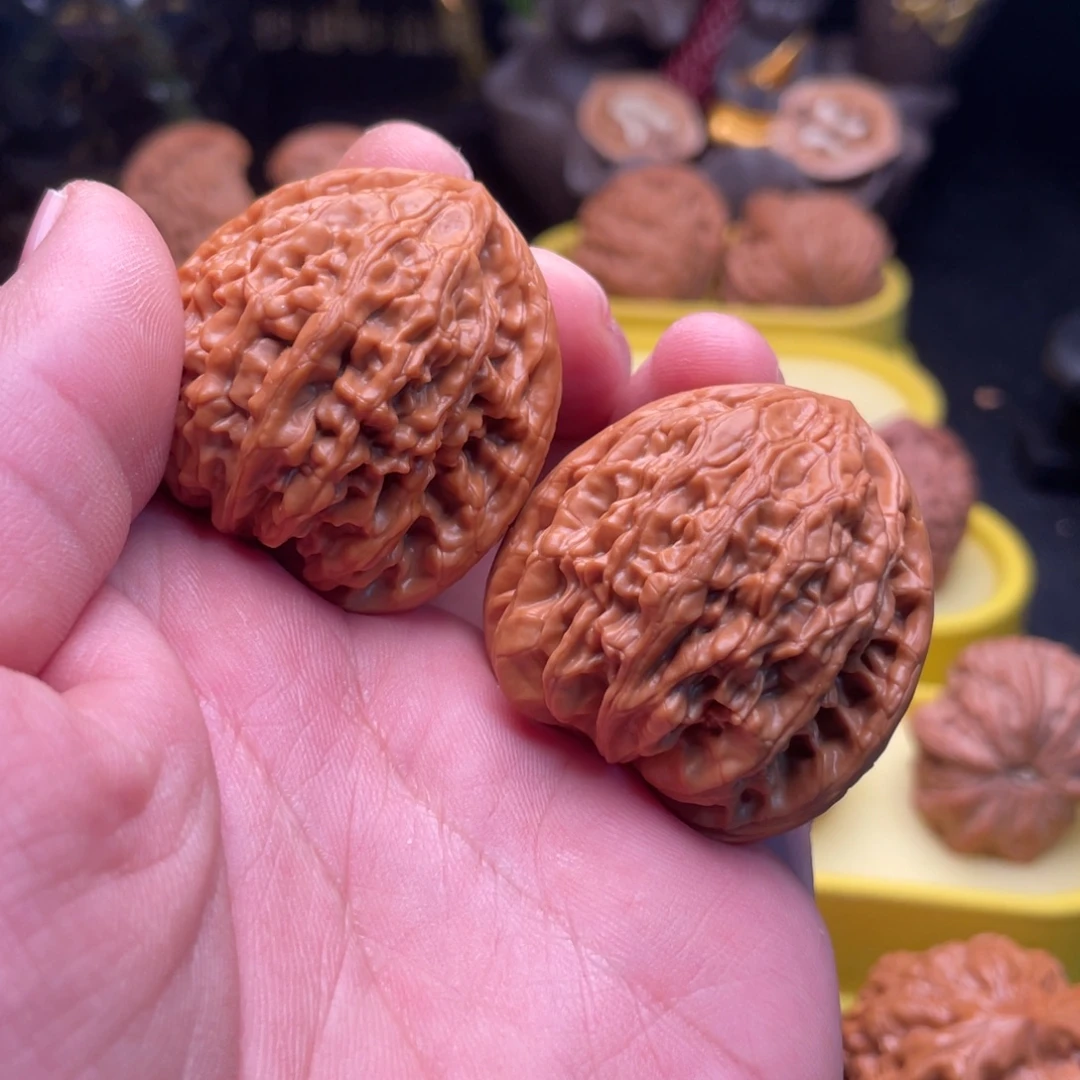 吊坠文玩核桃虎头王40