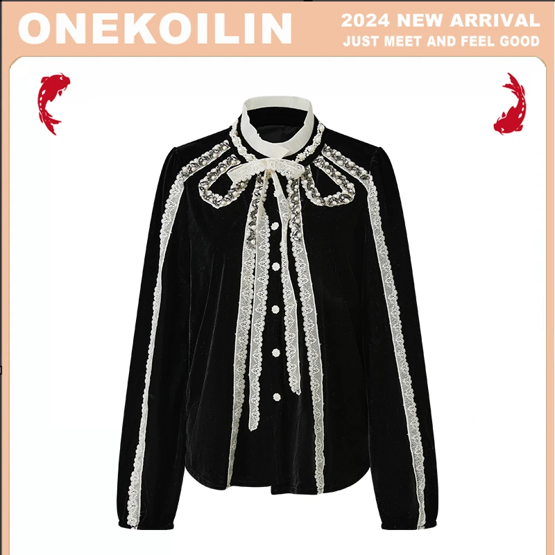 OneKoilin“香槟贵族”小众轻奢感进口天鹅丝绒光泽度chao高！ XBGZ