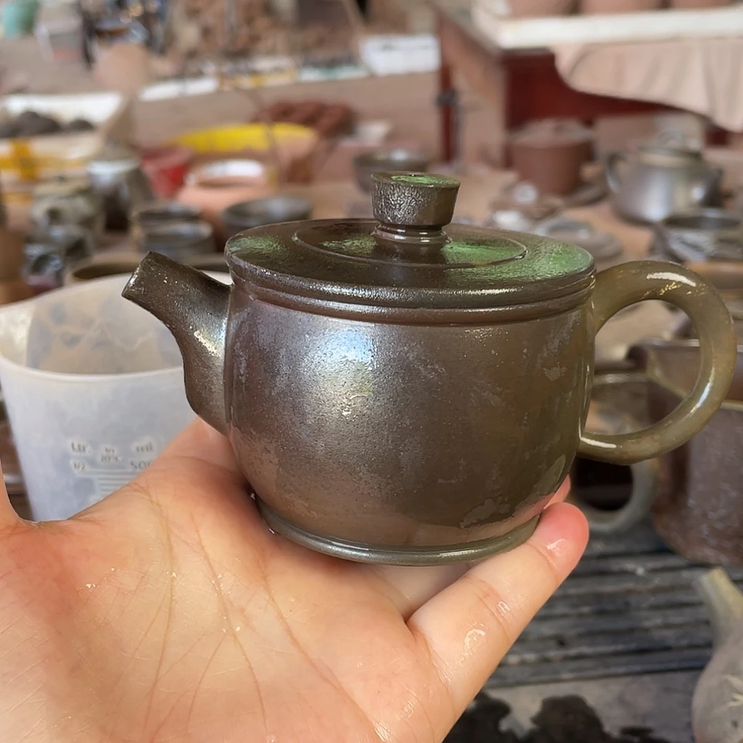 茶壶紫砂坭兴陶龙窑柴烧原矿泥料
