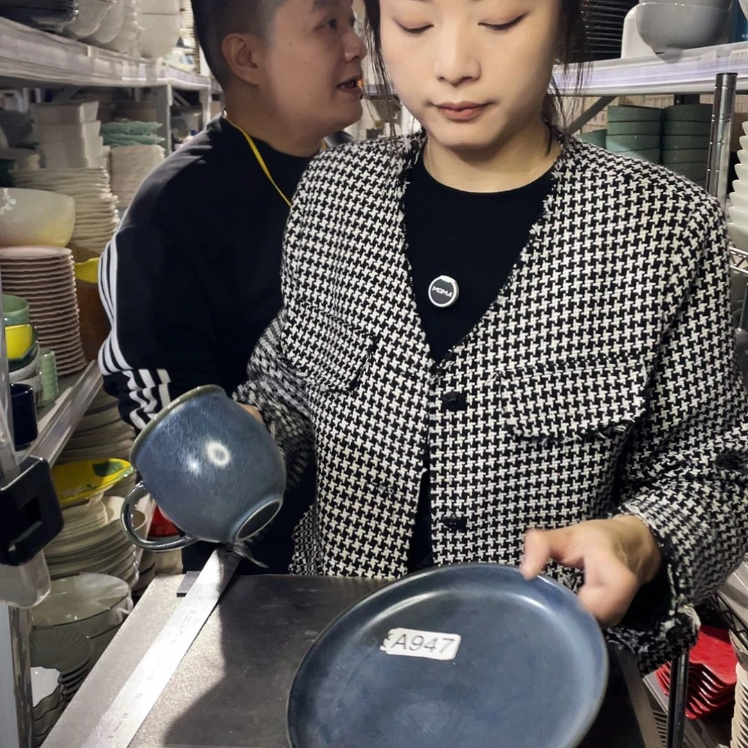 瓷片947                2杯2盘