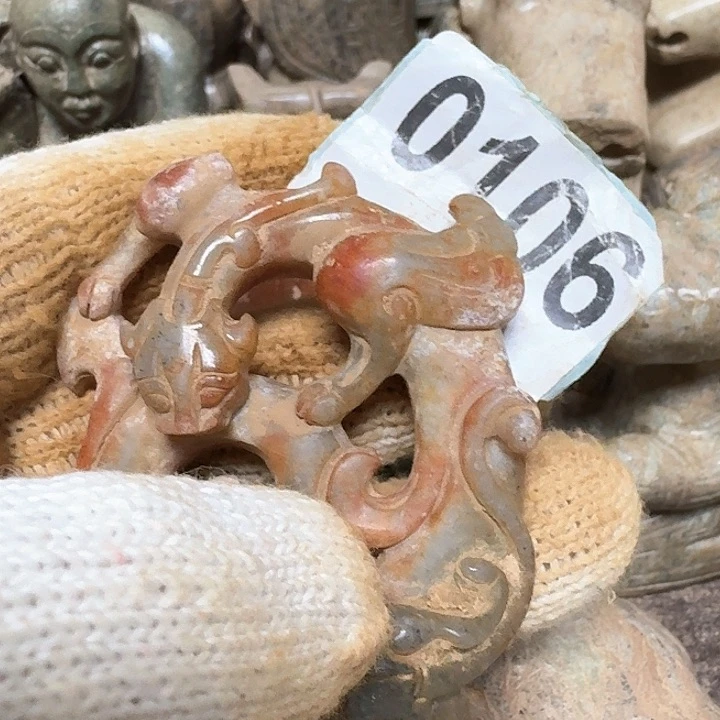 和田玉颈饰未镶嵌用****7