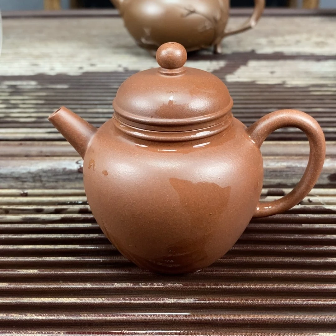 紫砂茶壶宜兴原矿紫砂壶底槽清200c