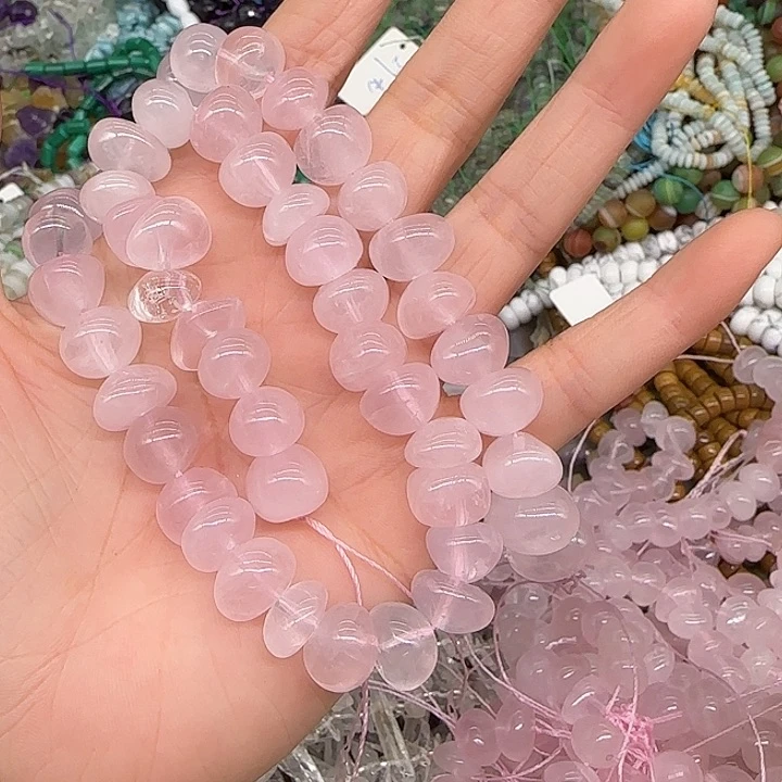 玛瑙/玉髓合金珠宝半成品马粉10-12mm一条圆不定