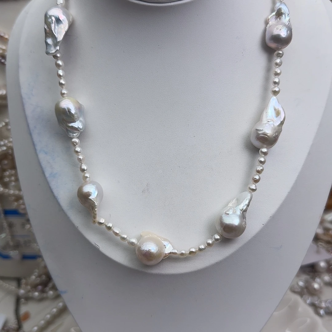 未镶嵌颈饰淡水珍珠