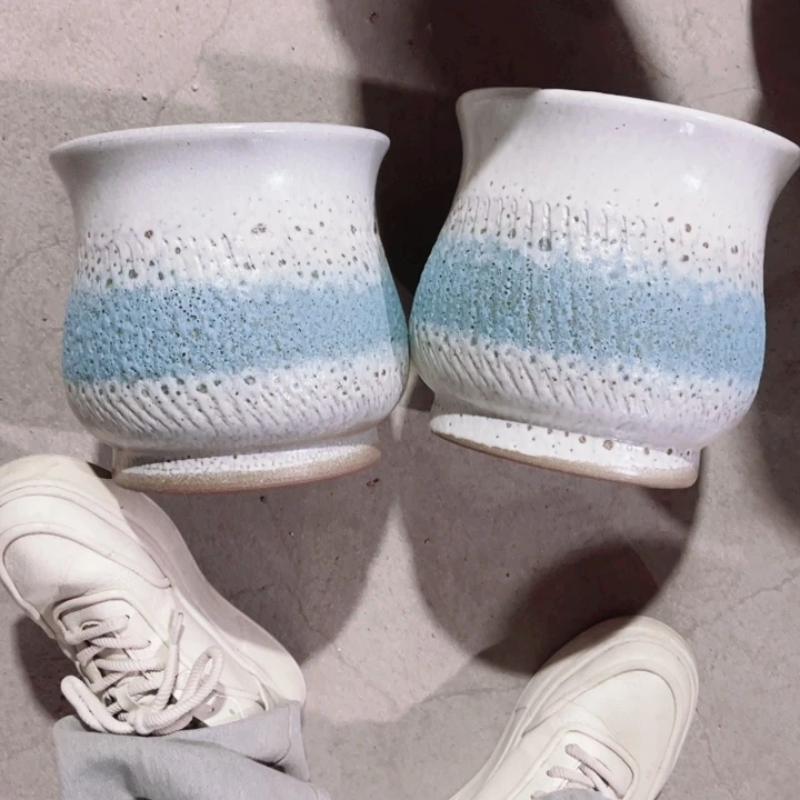 口径21高度21两只瑕疵