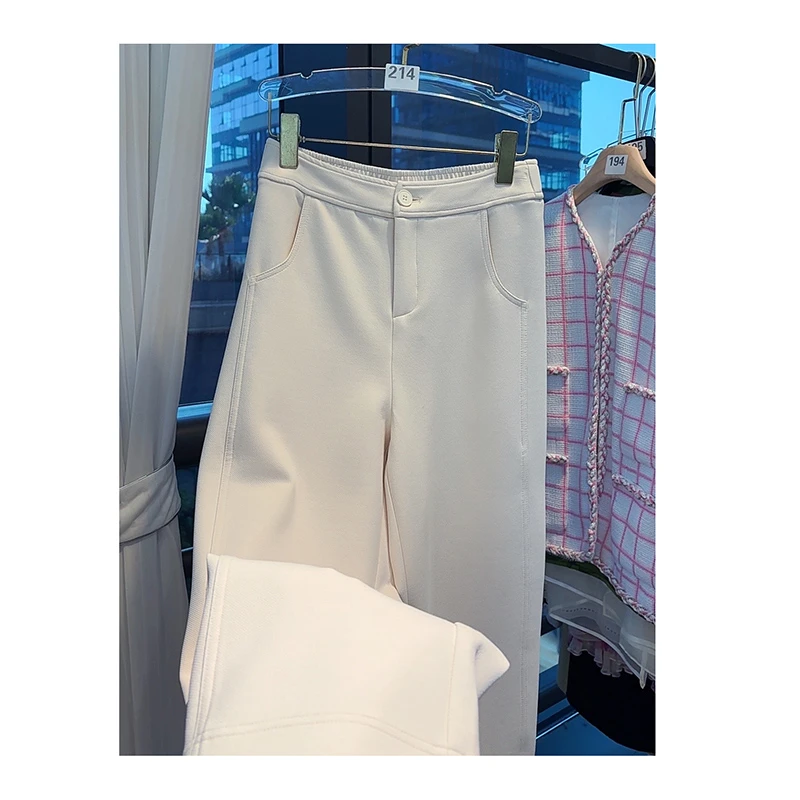 【孤品214】新中式国风复古白色长裤