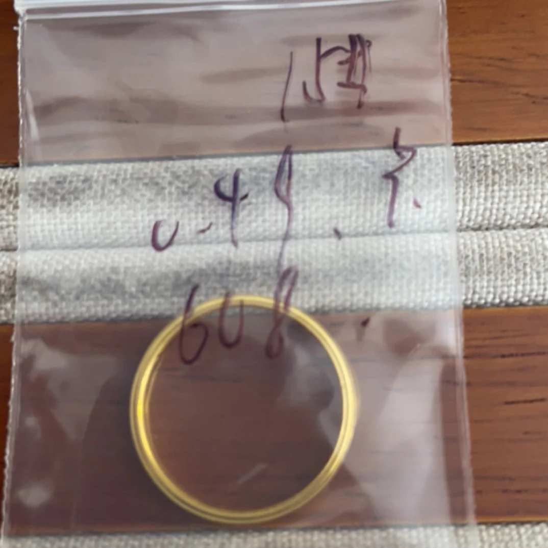 克重0.49 15号 米卡戒指 足金999