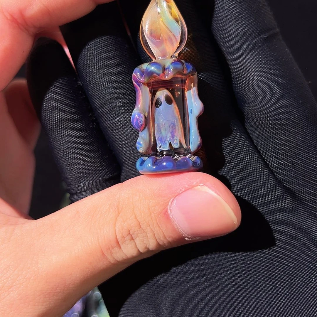 玻璃颈饰蜡烛小鬼3