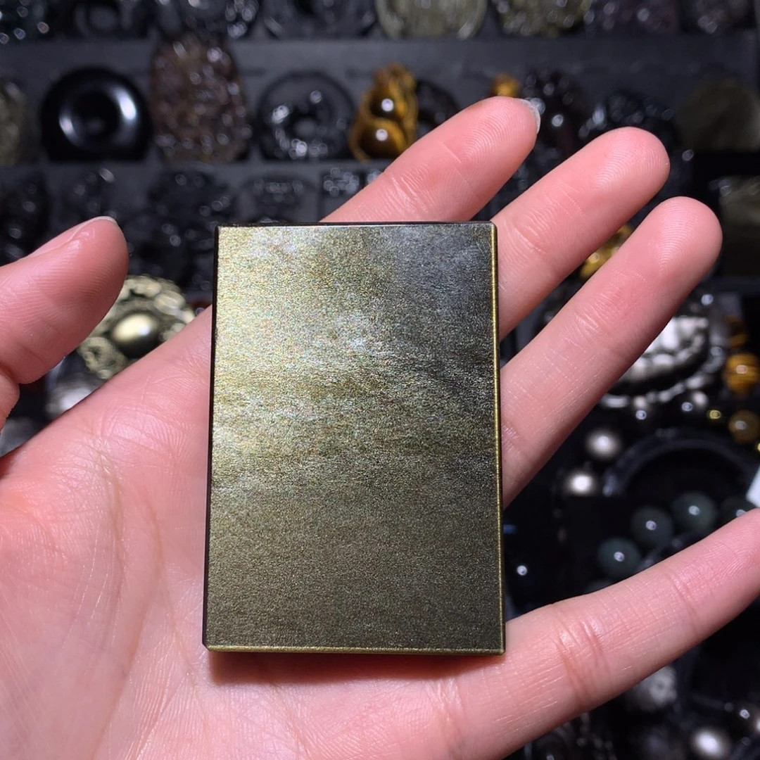 铭***海黑曜岩未镶嵌珠宝奇石