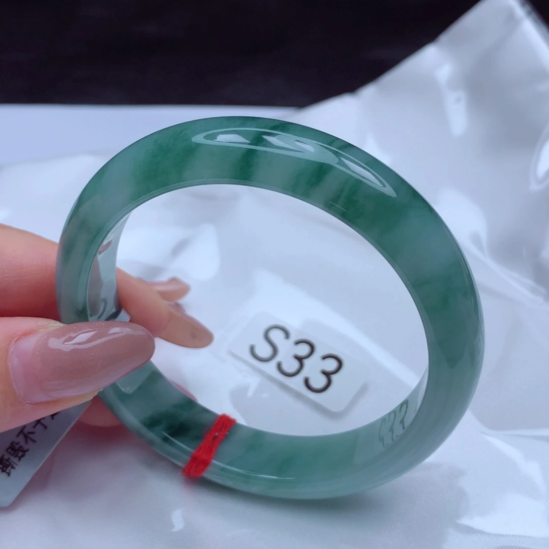 翡翠手镯未镶嵌手镯55