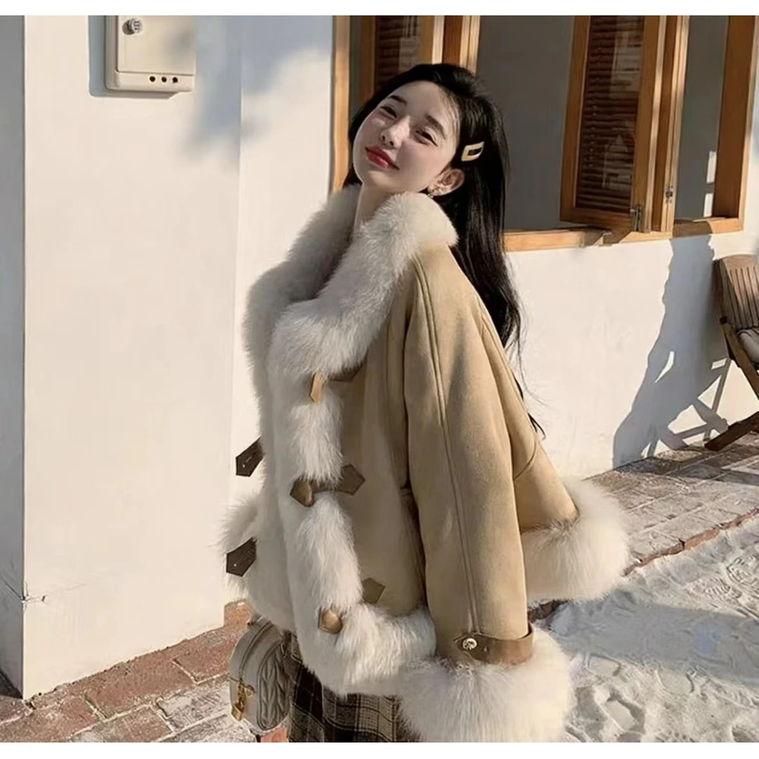 【2191-2200编码】网红时尚加绒保暖白塔韩版春秋冬女装外套