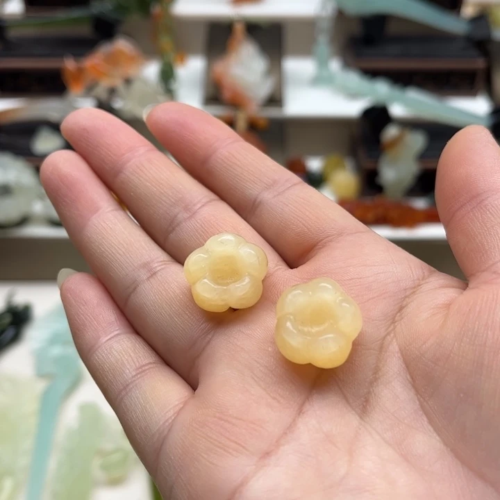 蛇纹石玉未镶嵌岫玉发簪
