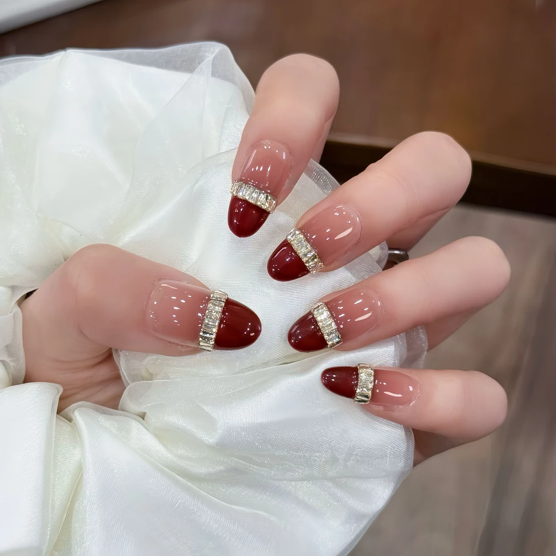 <心愿戒指>纯手气质显白美甲穿戴甲